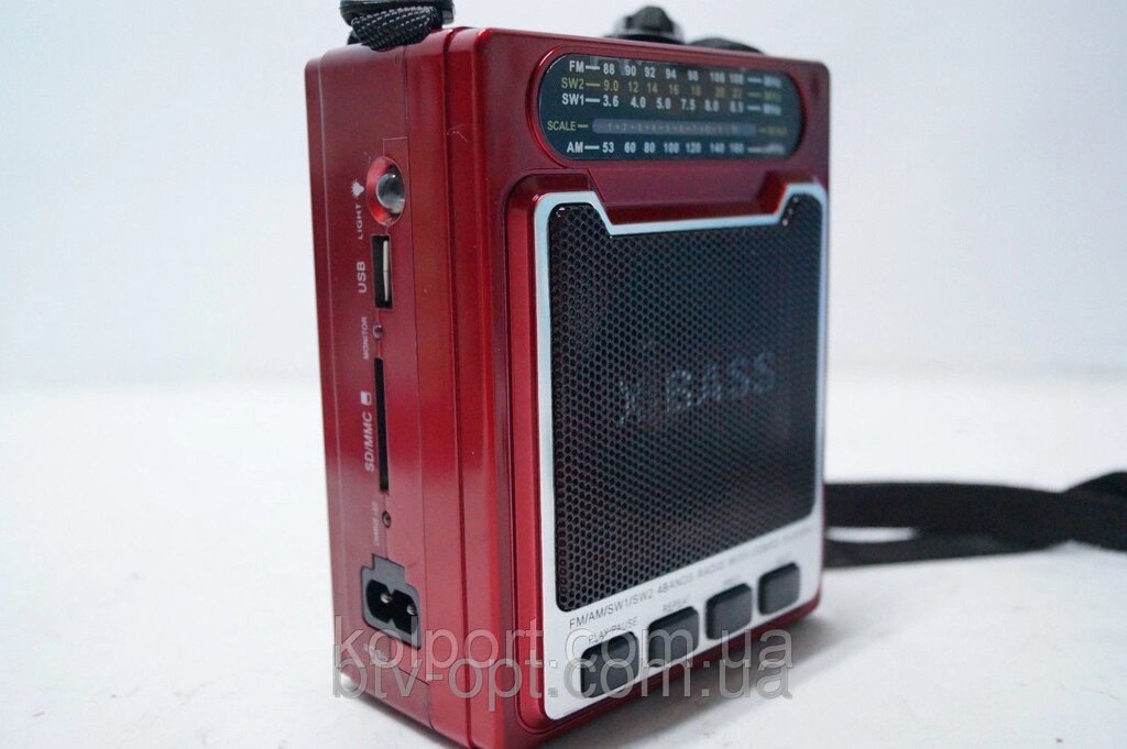 Радіоприймач Redsun x bass 604 SD / USB, аудіотехніка, електроніка, радіо, приймачі від компанії Інтернет-магазин "Tovar-plus. Com. Ua" - фото 1