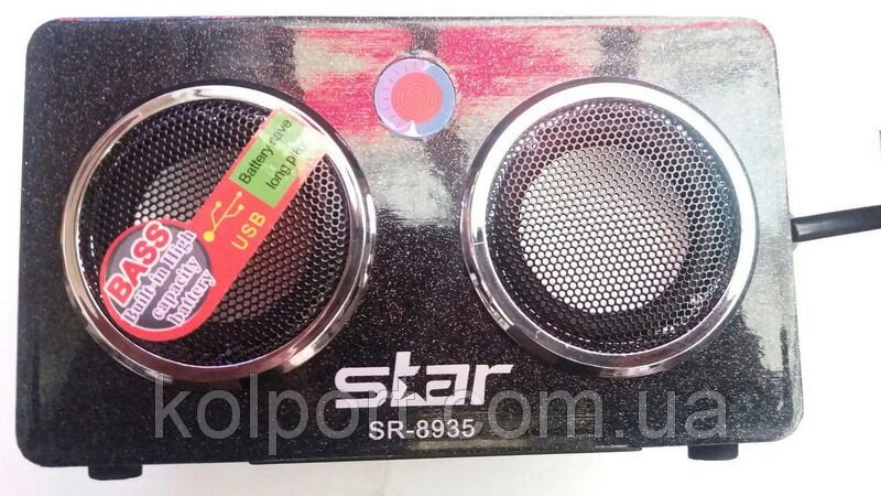 Радіоприймач Star SR-8935, з mp-3, портативна акустика, електроніка, аудіотехніка, приймачі від компанії Інтернет-магазин "Tovar-plus. Com. Ua" - фото 1