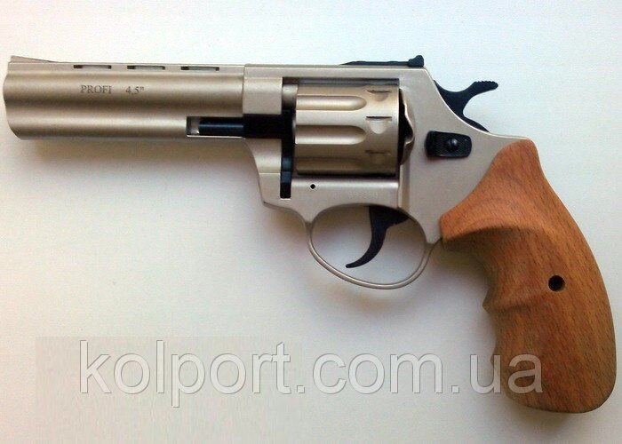Револьвер Profi 4.5 "сатин / бук, 4 мм, Україна від компанії Інтернет-магазин "Tovar-plus. Com. Ua" - фото 1