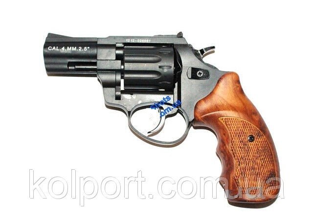 Револьвер Stalker 2.5 "чорний матовий / рукоять під дерево від компанії Інтернет-магазин "Tovar-plus. Com. Ua" - фото 1