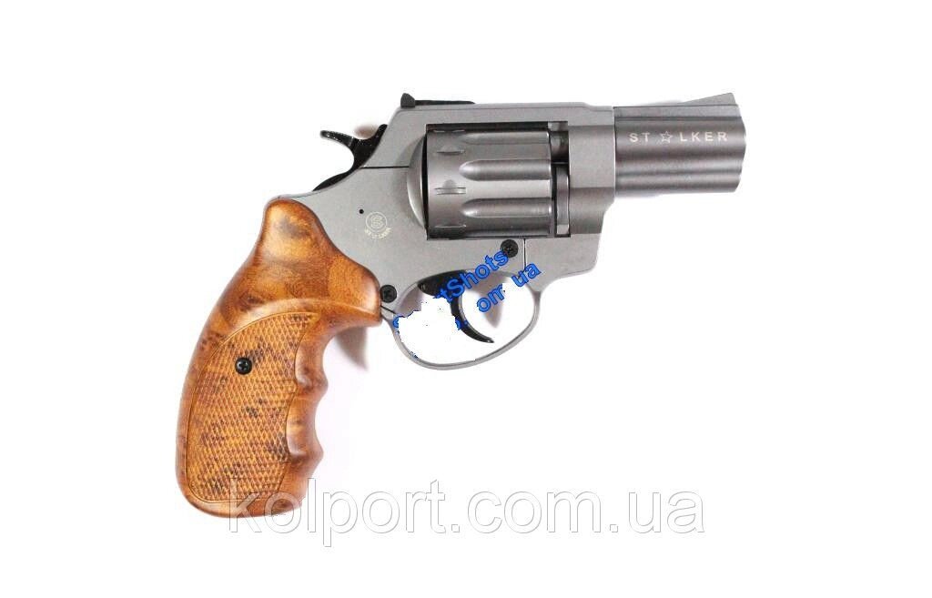 Револьвер Stalker 2.5 "титан / рукоять під дерево від компанії Інтернет-магазин "Tovar-plus. Com. Ua" - фото 1