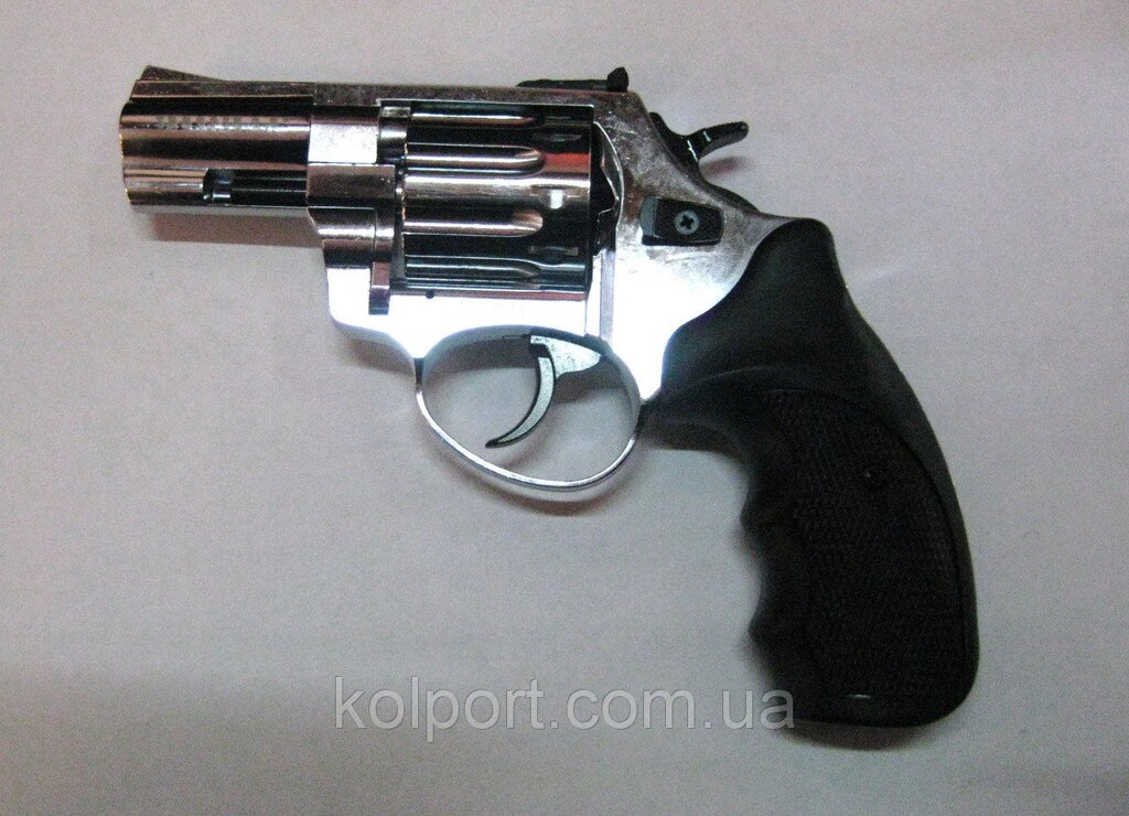 Револьвер Trooper 2.5 "сталь хром пласт / під дерево від компанії Інтернет-магазин "Tovar-plus. Com. Ua" - фото 1