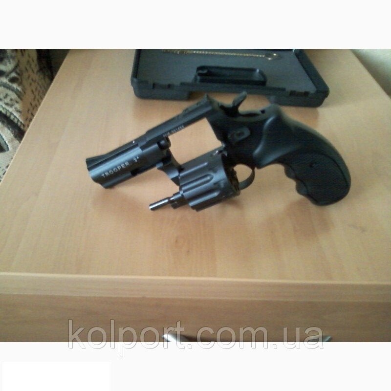 Револьвер Trooper 3 "цинк мат / черн пласт / черн від компанії Інтернет-магазин "Tovar-plus. Com. Ua" - фото 1