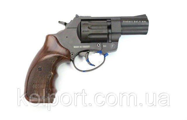 Револьвер Trooper 3 "цинк мат / черн пласт / під дерево від компанії Інтернет-магазин "Tovar-plus. Com. Ua" - фото 1