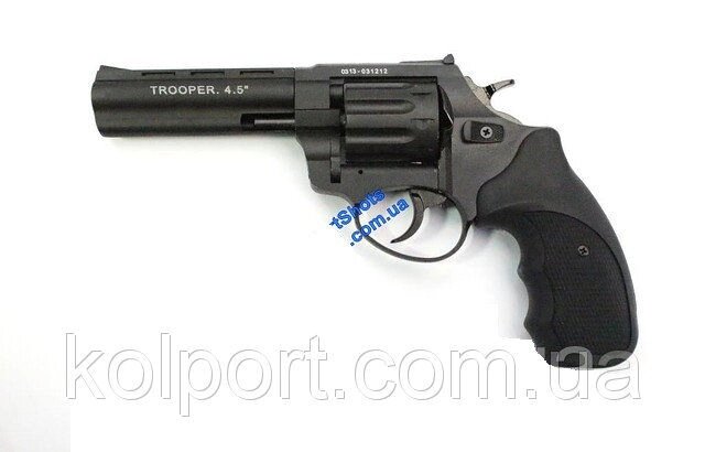 Револьвер Trooper 4.5 "сталь мат / черн пласт / черн від компанії Інтернет-магазин "Tovar-plus. Com. Ua" - фото 1