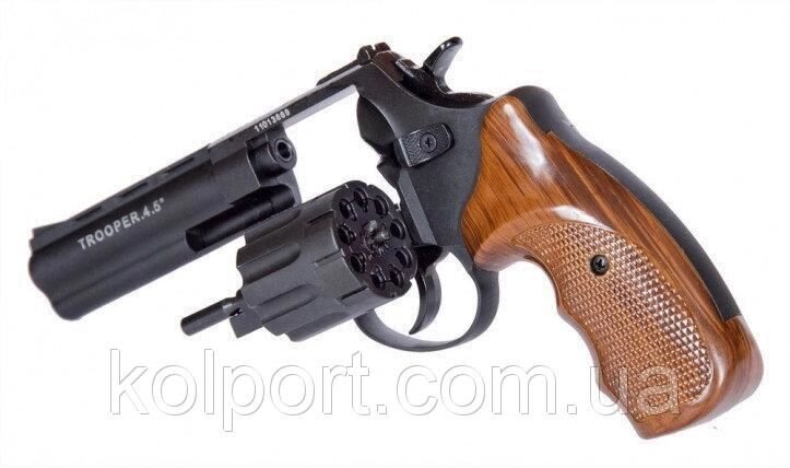 Револьвер Trooper 4.5 "з рукояткою пластик під дерево від компанії Інтернет-магазин "Tovar-plus. Com. Ua" - фото 1