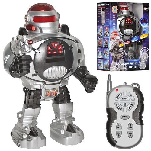 Робот іграшковий Інтерактивний «Космічний воїн» на пульті управління від компанії Інтернет-магазин "Tovar-plus. Com. Ua" - фото 1