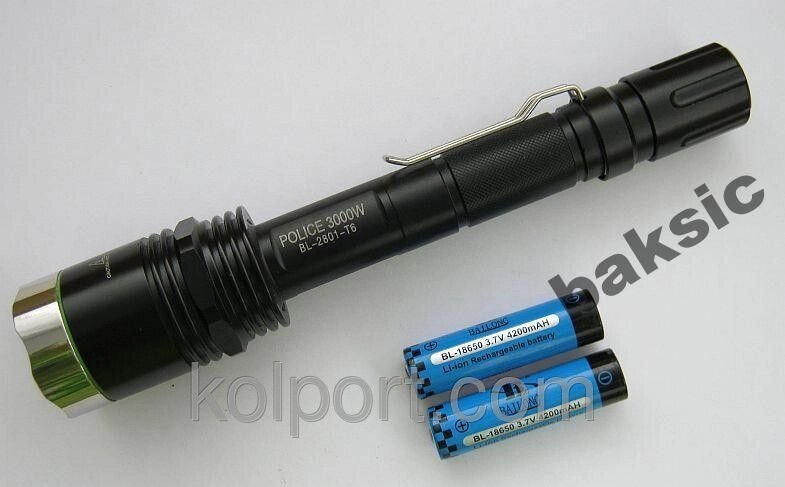 Ручний ліхтар Police BL-2801-T6 3000W від компанії Інтернет-магазин "Tovar-plus. Com. Ua" - фото 1