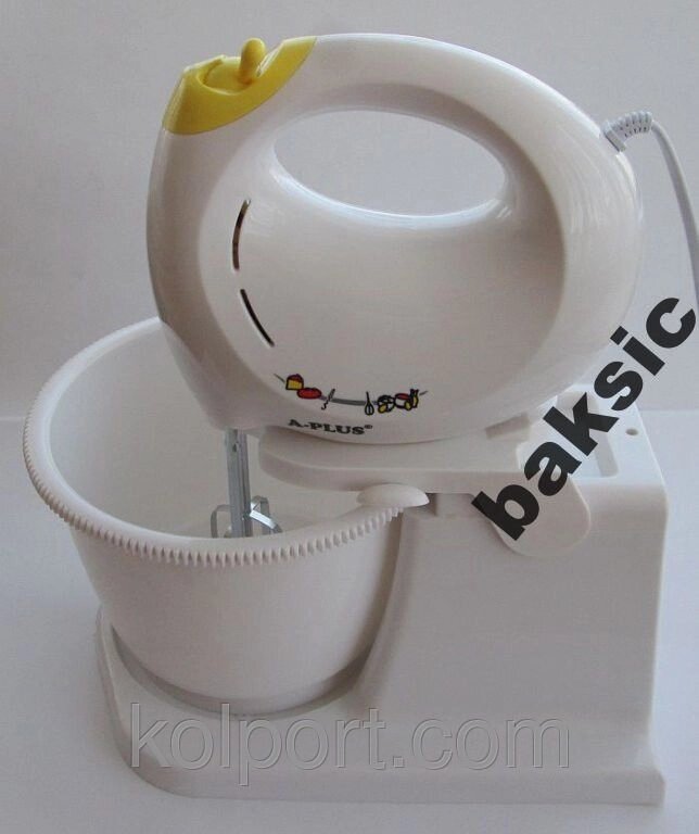 Ручний міксер А-Плюс Hm-1554 з обертається чашею від компанії Інтернет-магазин "Tovar-plus. Com. Ua" - фото 1