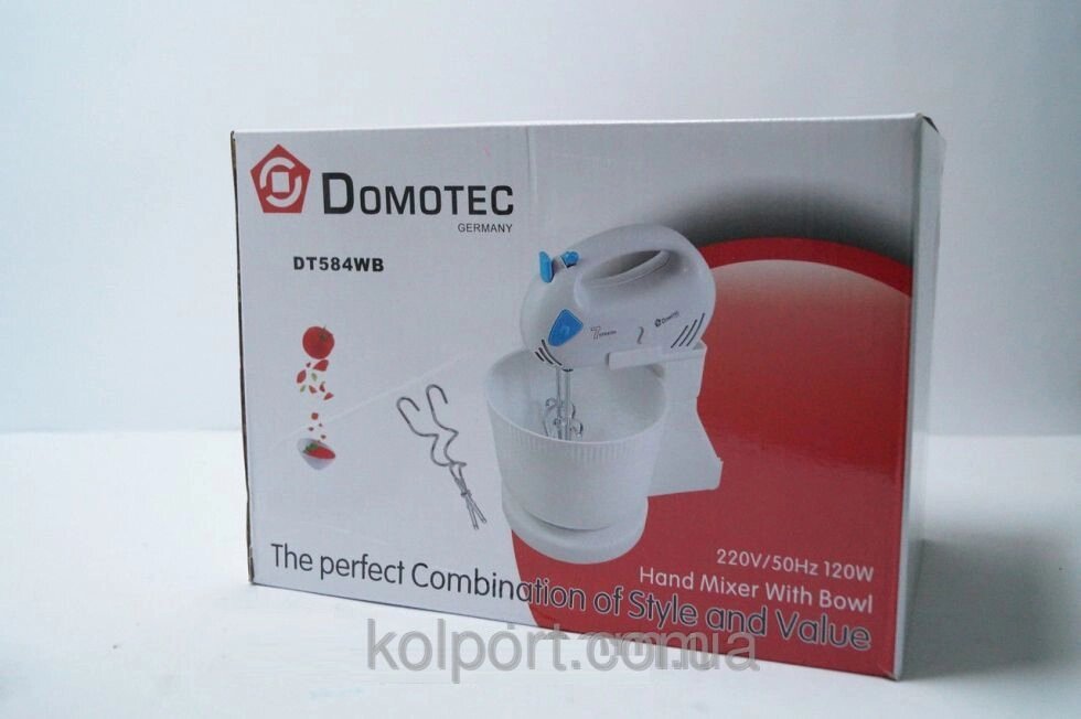 Ручний міксер Domotec DT 584, міксери, блендери, подрібнювачі, кухонна техніка від компанії Інтернет-магазин "Tovar-plus. Com. Ua" - фото 1