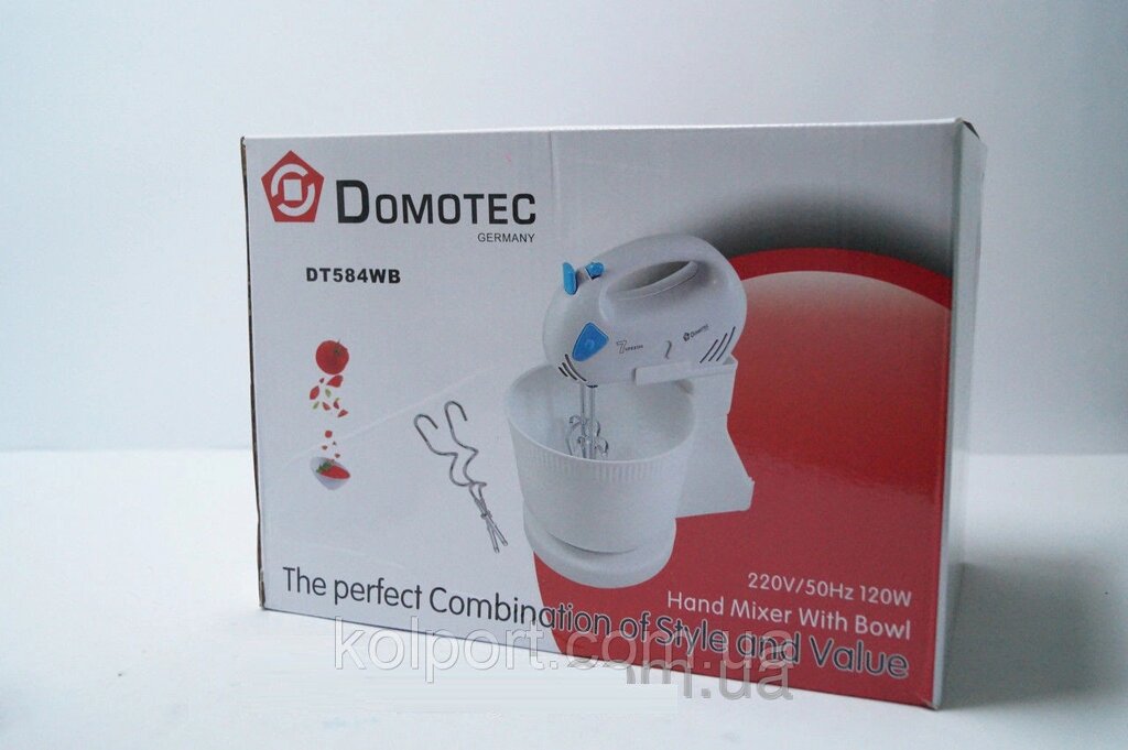 Ручний міксер Domotec DT 584, міксери, блендери, подрібнювачі, кухонна техніка від компанії Інтернет-магазин "Tovar-plus. Com. Ua" - фото 1