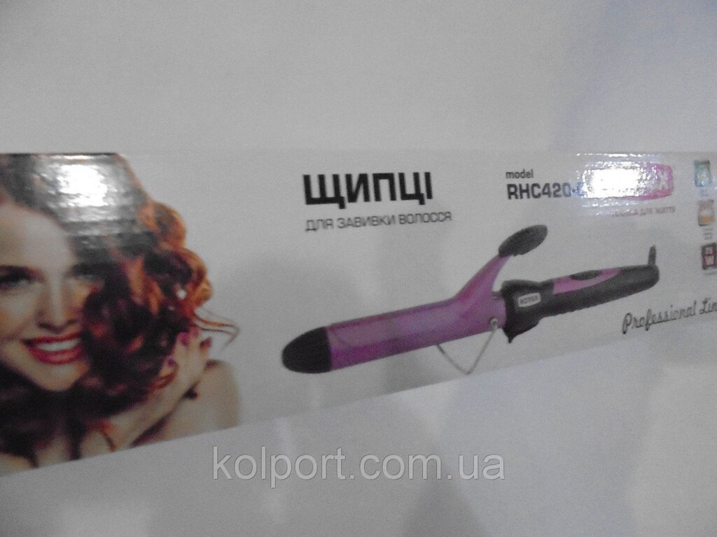 Щипці Rotex RHC 420-C, щипці для волосся, щипці Ротекс, краса і здоров'я, випрямляч від компанії Інтернет-магазин "Tovar-plus. Com. Ua" - фото 1