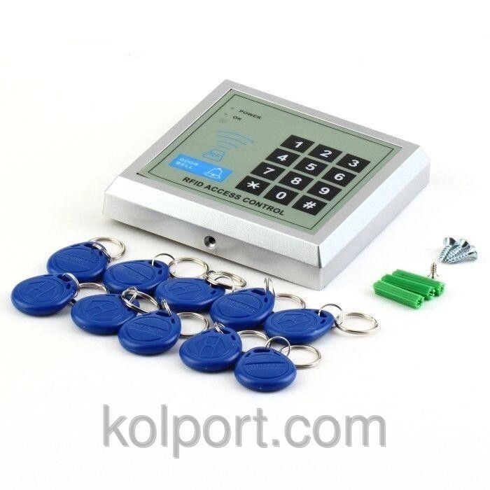 Система контролю доступу RFID + 10 ключів від компанії Інтернет-магазин "Tovar-plus. Com. Ua" - фото 1