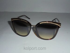 Сонцезахисні окуляри "котяче око" 6781, окуляри стильні, модний аксесуар, окуляри, жіночі окуляри, якість