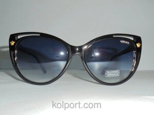 Сонцезахисні окуляри "котяче око" Versace 6956, окуляри стильні, модний аксесуар, окуляри, жіночі окуляри, якість