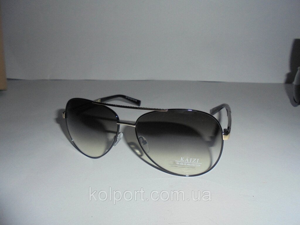 Сонцезахисні окуляри Aviator 6735 Kaizi, окуляри авіатори, модний аксесуар, окуляри, унісекс окуляри, качествo, крапельки від компанії Інтернет-магазин "Tovar-plus. Com. Ua" - фото 1