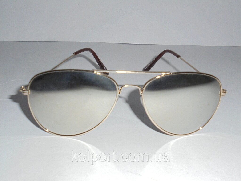 Сонцезахисні окуляри Aviator 6758, окуляри авіатори, модний аксесуар, окуляри, жіночі окуляри, якість, окуляри крапельки від компанії Інтернет-магазин "Tovar-plus. Com. Ua" - фото 1