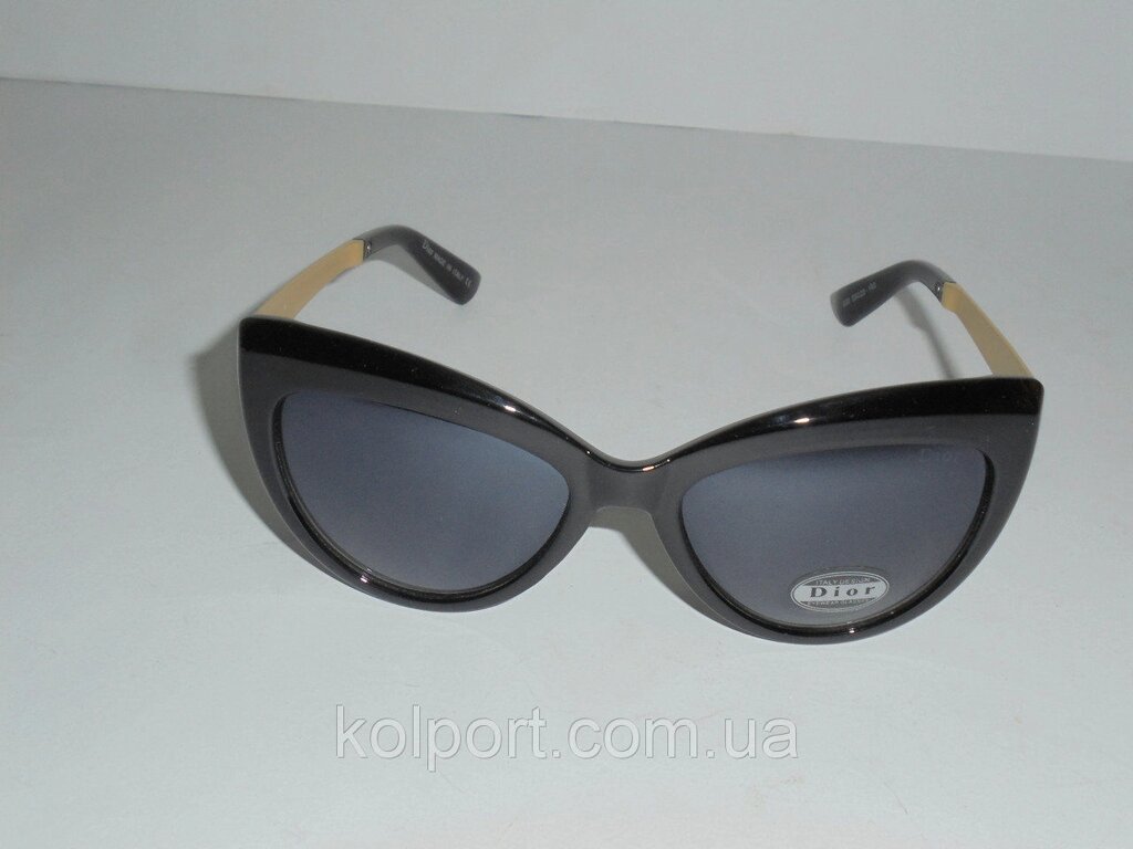 Сонцезахисні окуляри Dior котяче око 6857, модний аксесуар, окуляри, жіночі окуляри, стильні від компанії Інтернет-магазин "Tovar-plus. Com. Ua" - фото 1