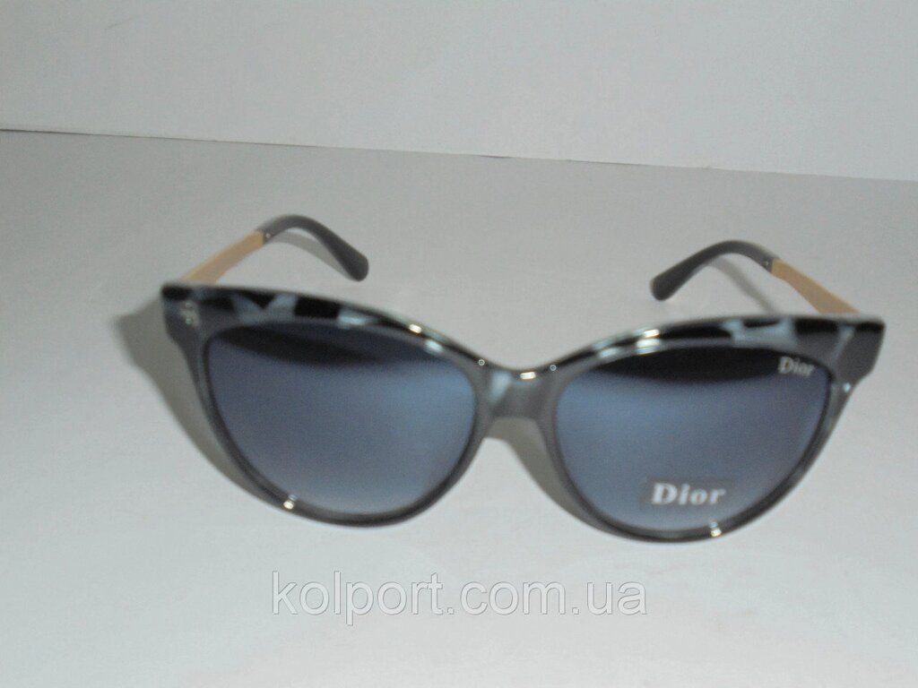 Сонцезахисні окуляри Dior "котяче око" 6858, окуляри стильні, модний аксесуар, окуляри, жіночі окуляри, якість від компанії Інтернет-магазин "Tovar-plus. Com. Ua" - фото 1