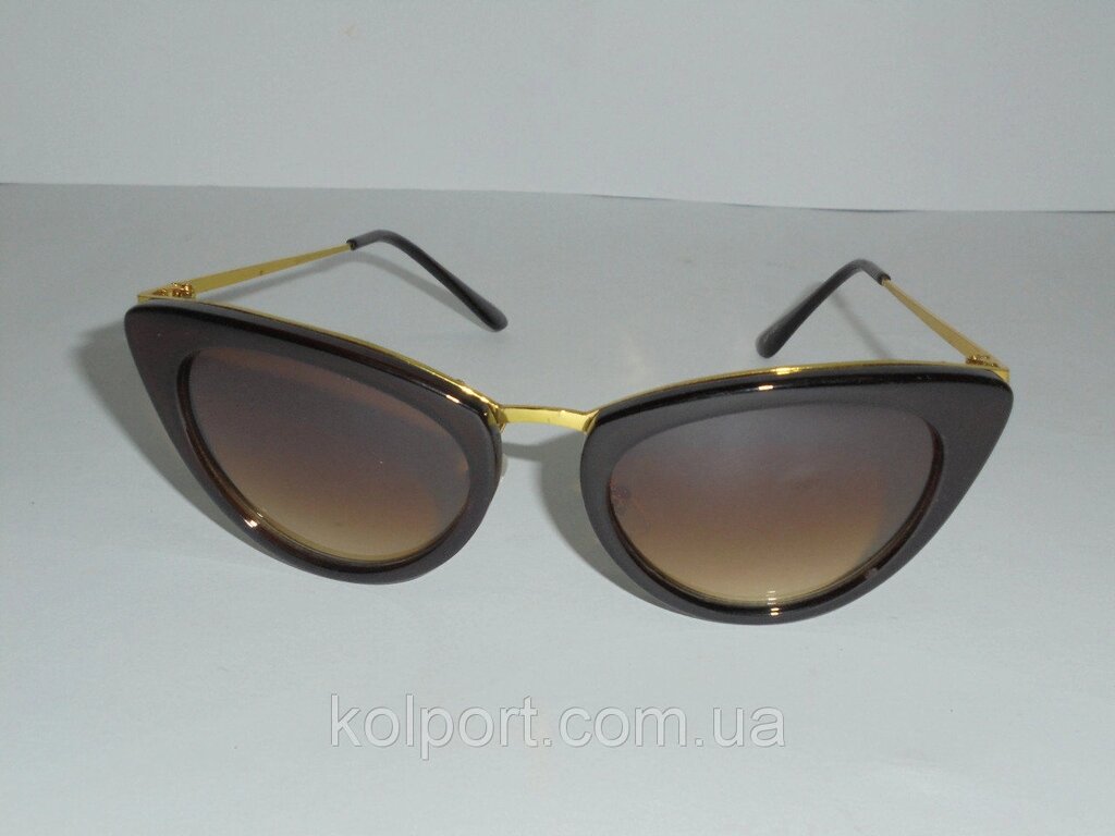 Сонцезахисні окуляри "котяче око" 6682, окуляри стильні, модний аксесуар, окуляри, жіночі окуляри, якість від компанії Інтернет-магазин "Tovar-plus. Com. Ua" - фото 1