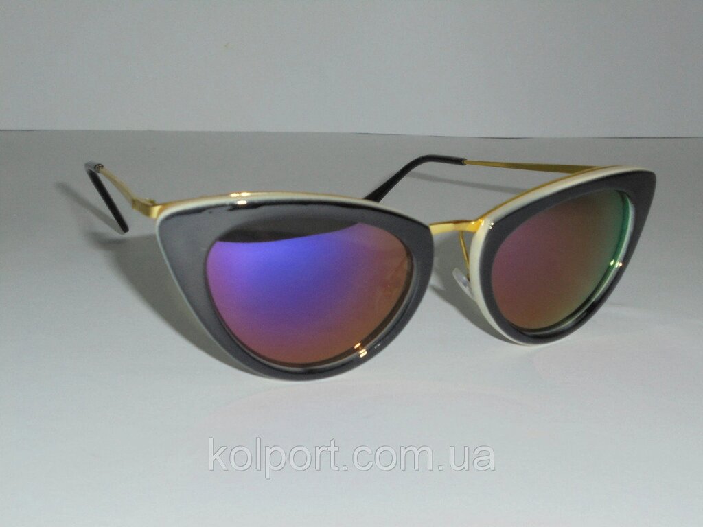 Сонцезахисні окуляри "котяче око" 6683, окуляри стильні, модний аксесуар, окуляри, жіночі окуляри, якість від компанії Інтернет-магазин "Tovar-plus. Com. Ua" - фото 1