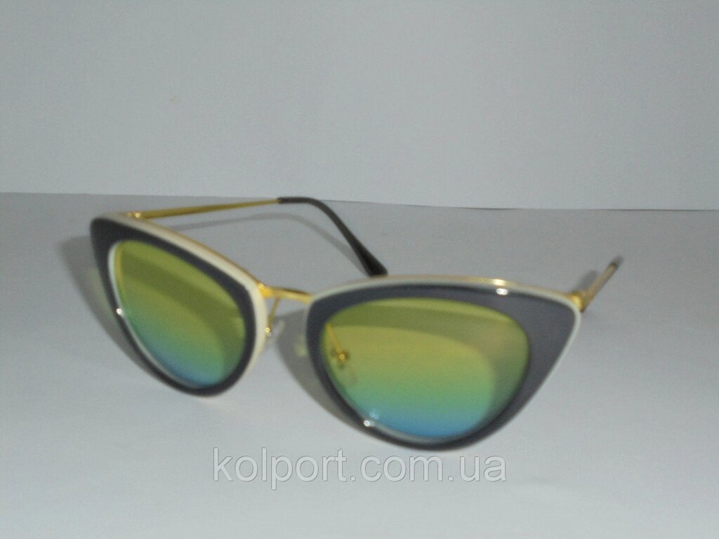 Сонцезахисні окуляри "котяче око" 6684, окуляри стильні, модний аксесуар, окуляри, жіночі окуляри, якість від компанії Інтернет-магазин "Tovar-plus. Com. Ua" - фото 1