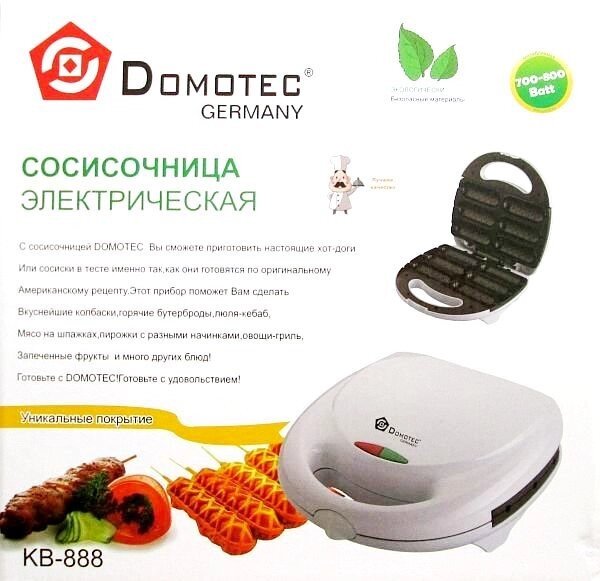 Сосісечніца для приготування корн догів Domotec KB-888 від компанії Інтернет-магазин "Tovar-plus. Com. Ua" - фото 1