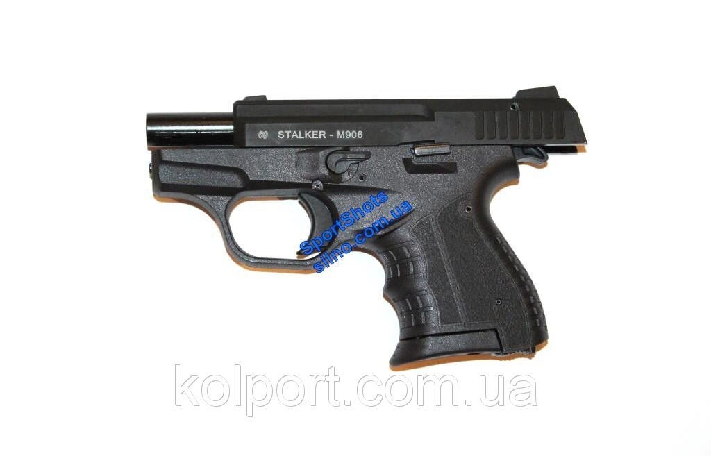 Стартовий пістолет Stalker (Zoraki) 906 Black Matte від компанії Інтернет-магазин "Tovar-plus. Com. Ua" - фото 1