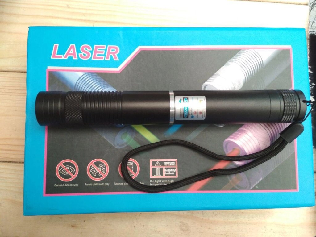 Суперпотужний Лазерна Указка LASER BLUE фіолетовий лазер від компанії Інтернет-магазин "Tovar-plus. Com. Ua" - фото 1