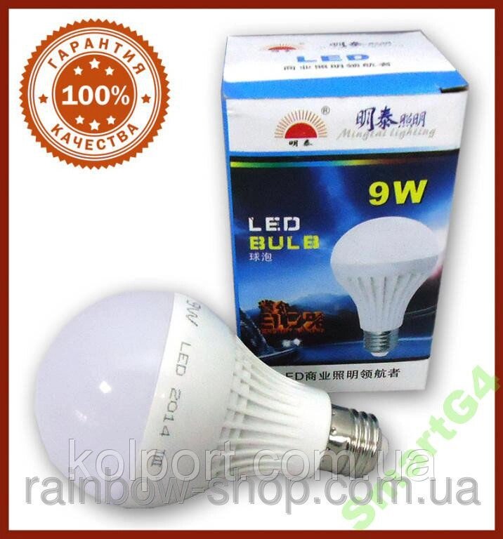 Світлодіодна лампа E27 9W LED !!! від компанії Інтернет-магазин "Tovar-plus. Com. Ua" - фото 1