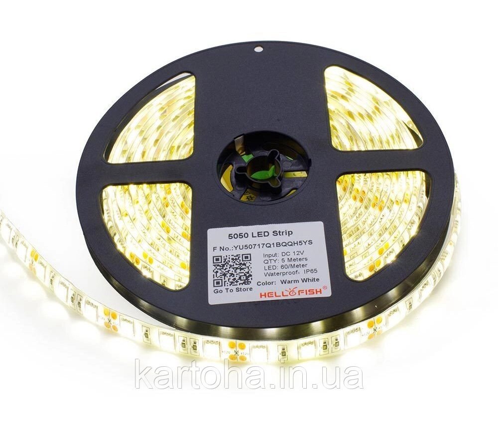 Світлодіодна стрічка SMD 5050 60 LED / 5 IP65 від компанії Інтернет-магазин "Tovar-plus. Com. Ua" - фото 1