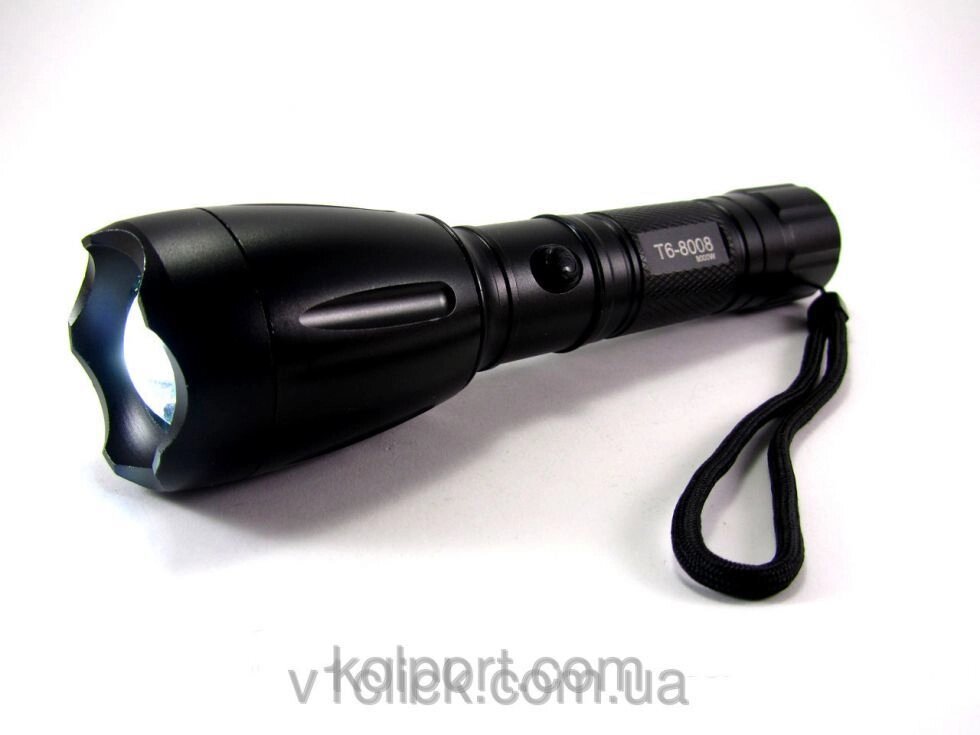 Світлодіодний ліхтар Т6-8008 від компанії Інтернет-магазин "Tovar-plus. Com. Ua" - фото 1
