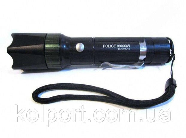 Тактичний ліхтарик Police BL-7030-2 двох-режимний ультрафіолет і білий, акумуляторний, вологостійкий від компанії Інтернет-магазин "Tovar-plus. Com. Ua" - фото 1
