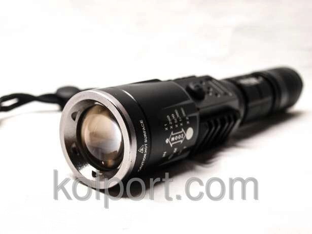 Тактичний ліхтарик U01-T6 Police Супер світло !! 12000W від компанії Інтернет-магазин "Tovar-plus. Com. Ua" - фото 1