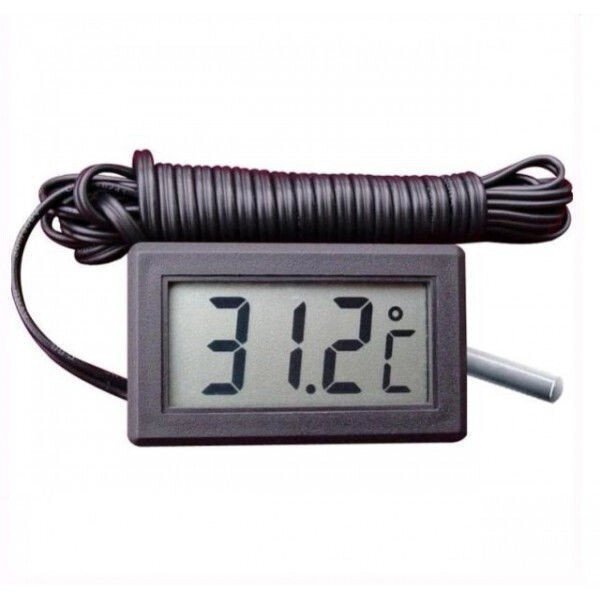 Термометр з виносним датчиком, електронний від компанії Інтернет-магазин "Tovar-plus. Com. Ua" - фото 1