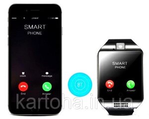 Розумні годинник Smart Watch Q18 сенсорні смарт годинник, дзвінки, смс, інтернет, карта пам'яті