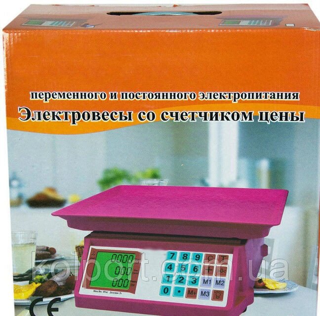 Ваги торговельні Opera 40 кг, з лічильником ціни, кишенькові ваги, торгові, торгове обладнання від компанії Інтернет-магазин "Tovar-plus. Com. Ua" - фото 1
