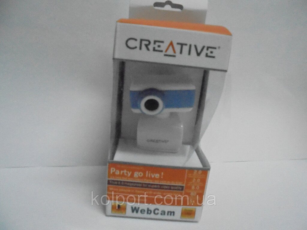 Веб камера Creative, вебки, комп'ютерні аксесуари, веб камера креатив від компанії Інтернет-магазин "Tovar-plus. Com. Ua" - фото 1