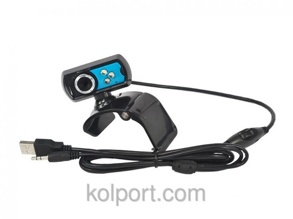Веб-камера з мікрофоном і підсвіткою 5MP від компанії Інтернет-магазин "Tovar-plus. Com. Ua" - фото 1