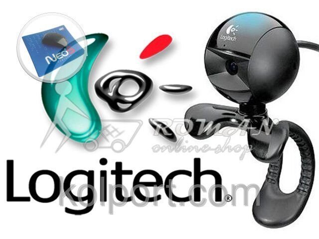 Вебкамера Logitech з мікрофоном + килимок і бездротова миша від компанії Інтернет-магазин "Tovar-plus. Com. Ua" - фото 1