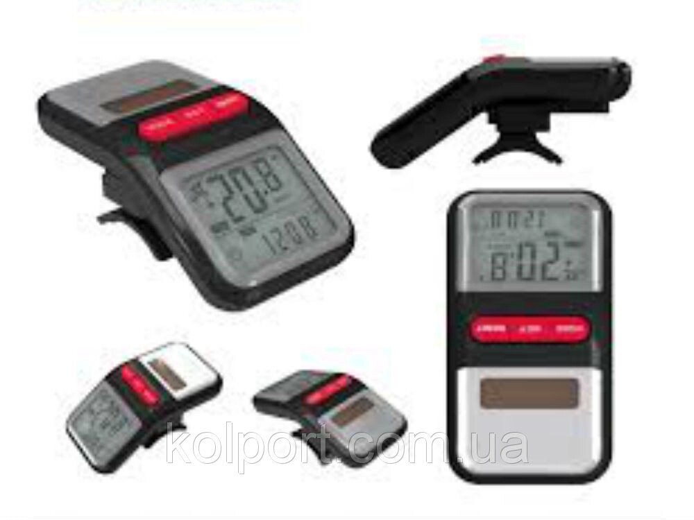 Велокомпьютер з сонячної батарей. від компанії Інтернет-магазин "Tovar-plus. Com. Ua" - фото 1