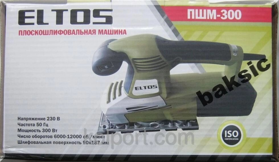 Вібраційна шлифмашина ELTOS ПШМ-300 від компанії Інтернет-магазин "Tovar-plus. Com. Ua" - фото 1