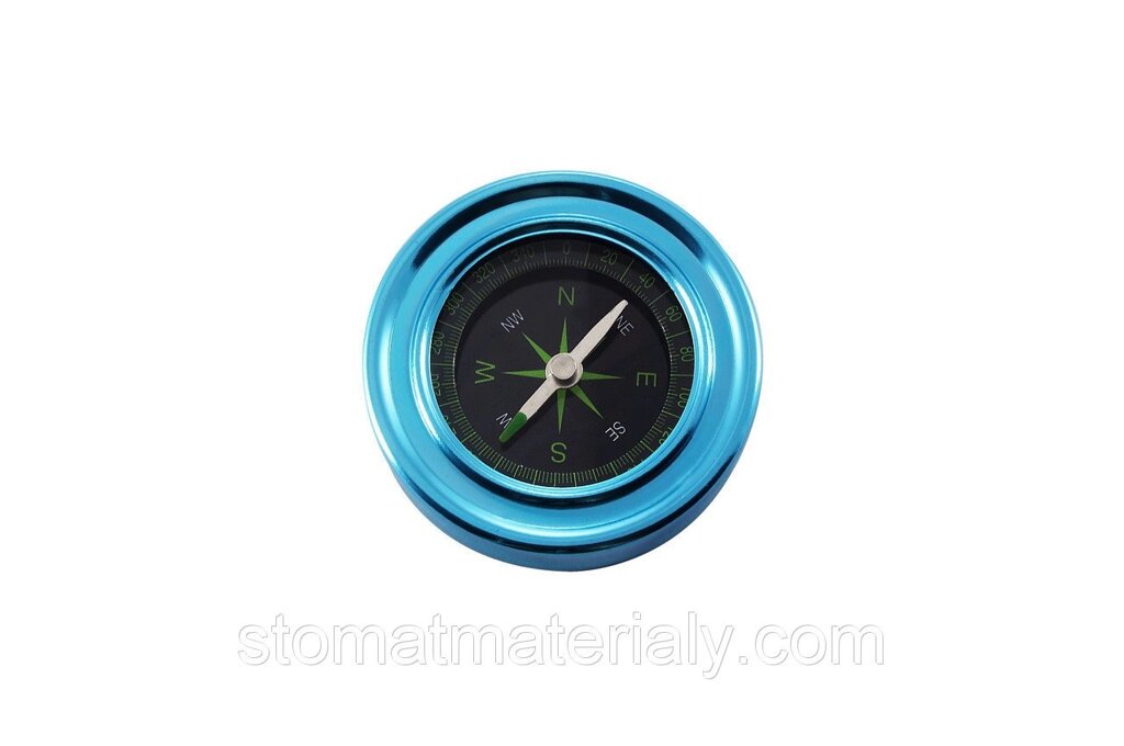 Відмінний магнітний туристичний компас в синій колір від компанії Інтернет-магазин "Tovar-plus. Com. Ua" - фото 1