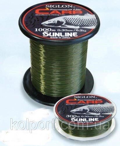 Волосінь коропова Siglon Carp SUNLINE 1000м для лову коропа від компанії Інтернет-магазин "Tovar-plus. Com. Ua" - фото 1