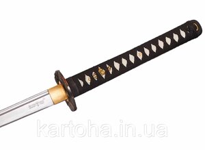 Японська катана самурай, самурайська Katana меч, рукоять зі шнурівкою, з підставкою