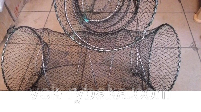 Ятерь (Вентер) для лову раків, риби 50х105см від компанії Інтернет-магазин "Tovar-plus. Com. Ua" - фото 1