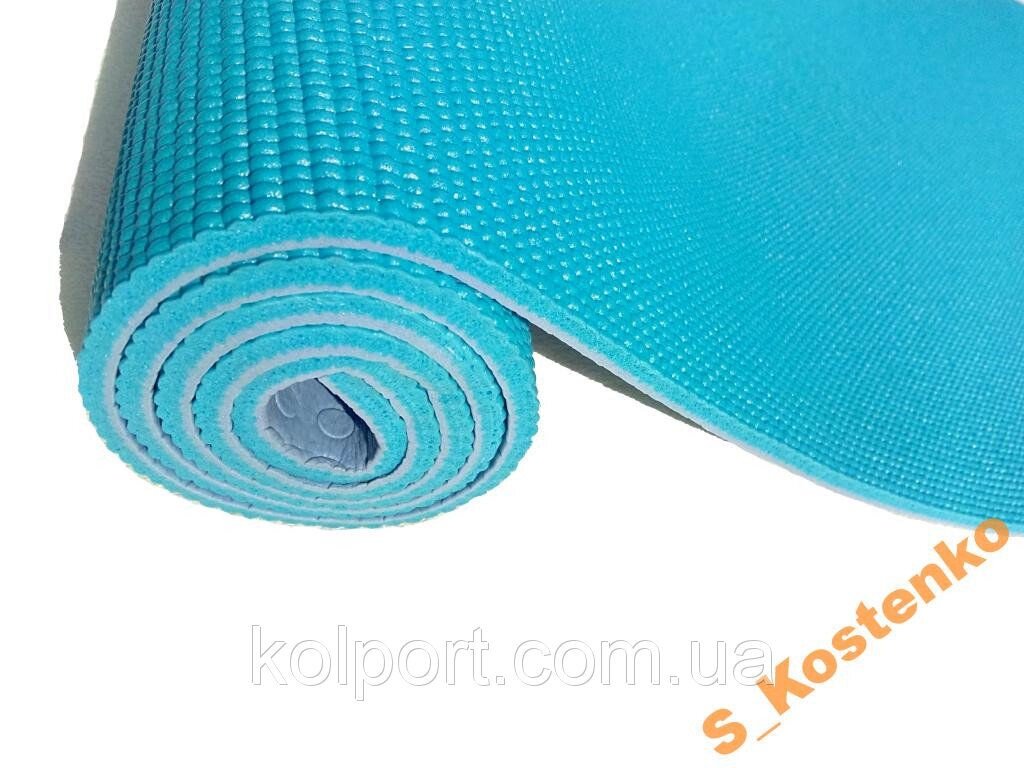 Йога-мат двошаровий 1730х610х6 JOEREX з чохлом від компанії Інтернет-магазин "Tovar-plus. Com. Ua" - фото 1