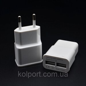 Зарядний пристрій на 2 USB порту 5V / 2A