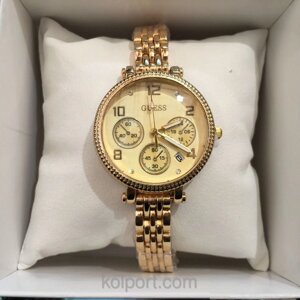 ЖІНОЧІ ГОДИННИК GUESS GOLD NEW N73, жіночі наручні годинники, чоловічі, наручний годинник Майкл Корс