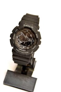 Жіночі наручні годинники Casio G-Shock Baby-G (чорні), кварцові, жіночі, спортивні, наручні